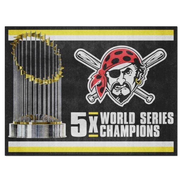 Pittsburgh Pirates Dynasty 8ft. x 10 ft. Plush Area Rug 1 scaled