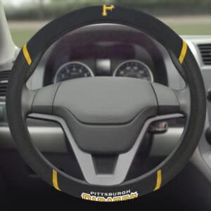 Pittsburgh Pirates Embroidered Steering Wheel Cover