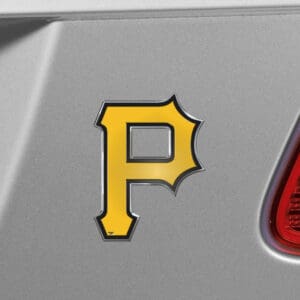 Pittsburgh Pirates Heavy Duty Aluminum Embossed Color Emblem