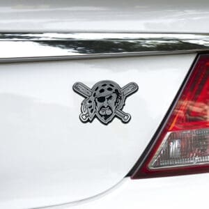 Pittsburgh Pirates Molded Chrome Plastic Emblem