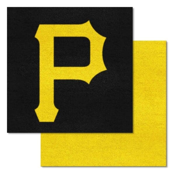 Pittsburgh Pirates P Hat Logo Team Carpet Tiles 45 Sq Ft 1 scaled