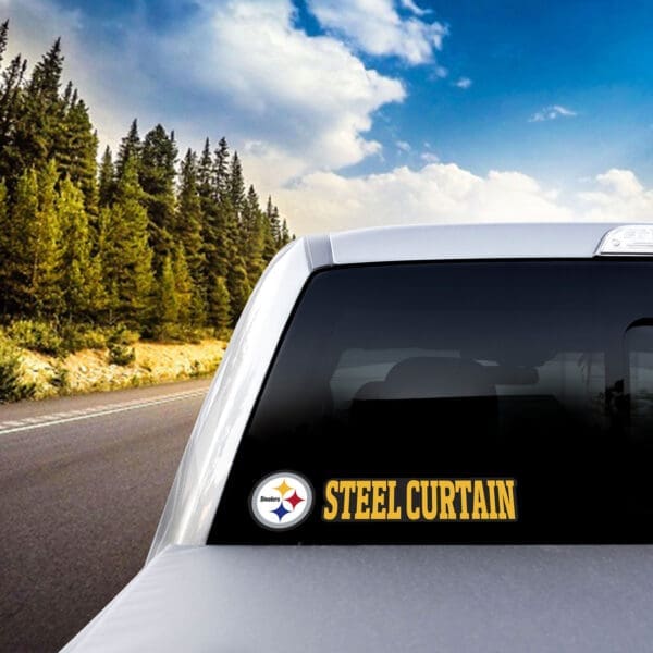 Pittsburgh Steelers 2 Piece Team Slogan Decal Sticker Set