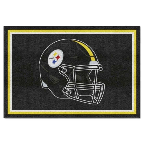 Pittsburgh Steelers 5ft. x 8 ft. Plush Area Rug 1 scaled