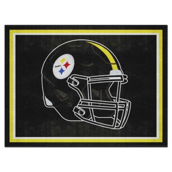 Pittsburgh Steelers 8ft. x 10 ft. Plush Area Rug 1 1 scaled
