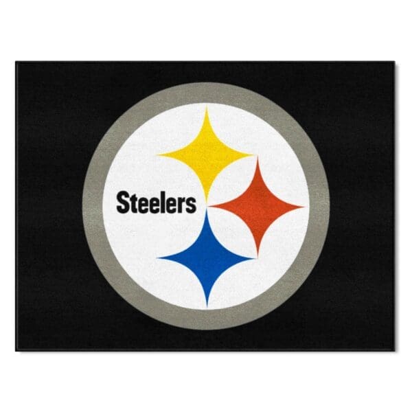 Pittsburgh Steelers All Star Rug 34 in. x 42.5 in 1 scaled