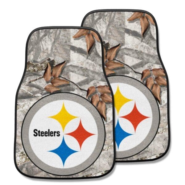 Pittsburgh Steelers Camo Front Carpet Car Mat Set 2 Pieces 1 scaled