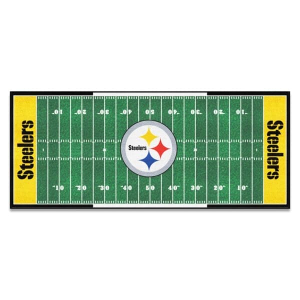 Pittsburgh Steelers Field Runner Mat 30in. x 72in 1 scaled