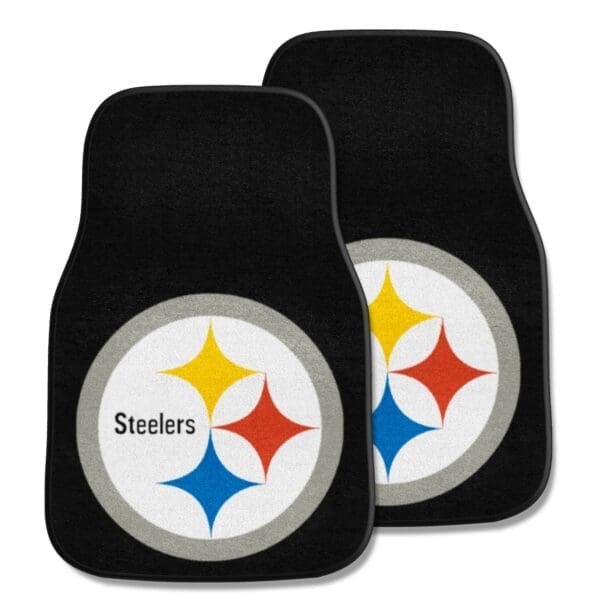 Pittsburgh Steelers Front Carpet Car Mat Set 2 Pieces 1 scaled