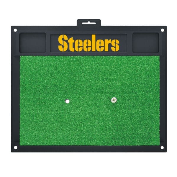 Pittsburgh Steelers Golf Hitting Mat 1 1
