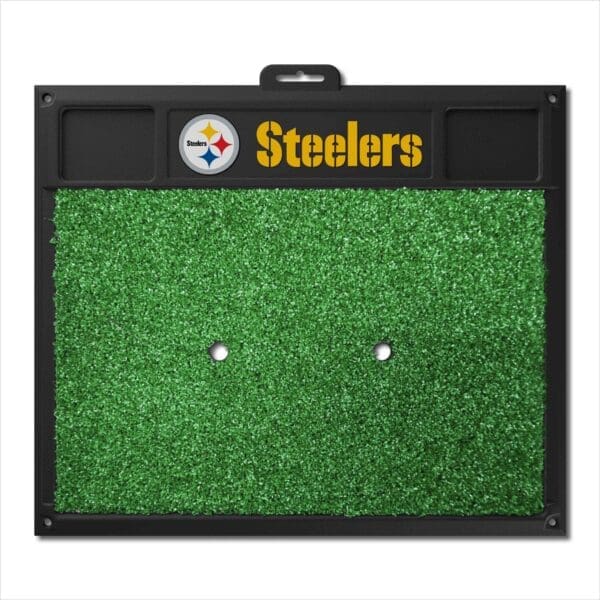 Pittsburgh Steelers Golf Hitting Mat 1 scaled