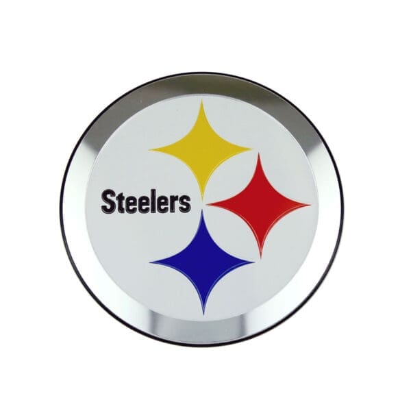 Pittsburgh Steelers Heavy Duty Aluminum Embossed Color Emblem 1