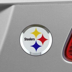 Pittsburgh Steelers Heavy Duty Aluminum Embossed Color Emblem