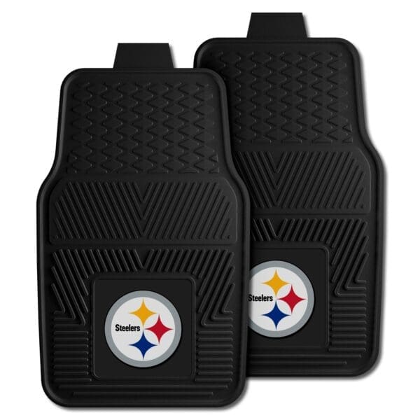 Pittsburgh Steelers Heavy Duty Car Mat Set 2 Pieces 1 scaled