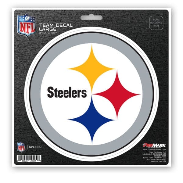 Pittsburgh Steelers Large Decal Sticker 1