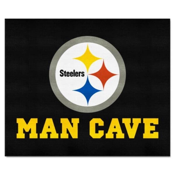 Pittsburgh Steelers Man Cave Tailgater Rug 5ft. x 6ft 1 scaled