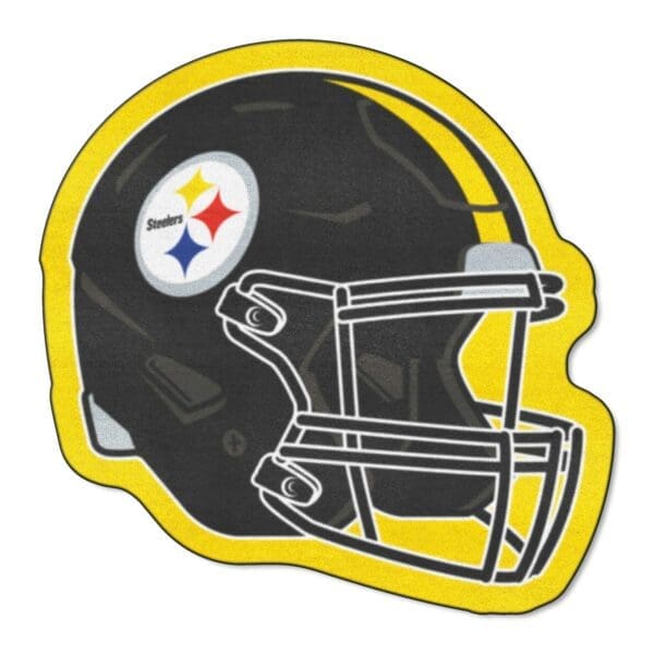 Pittsburgh Steelers Mascot Helmet Rug 1 scaled