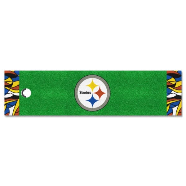 Pittsburgh Steelers Putting Green Mat 1.5ft. x 6ft 1 scaled