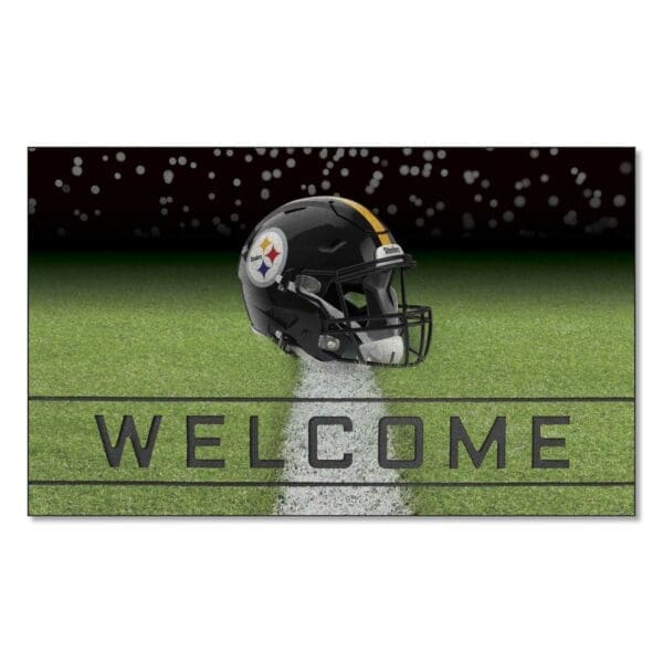 Pittsburgh Steelers Rubber Door Mat 18in. x 30in 1 scaled