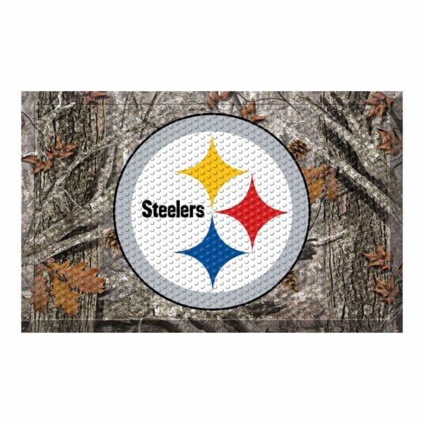 Pittsburgh Steelers Rubber Scraper Door Mat Camo 1 scaled