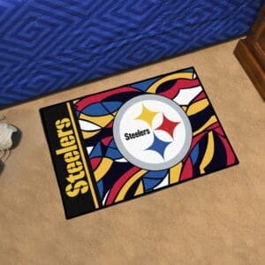 Pittsburgh Steelers Starter Mat XFIT Design - 19in x 30in Accent Rug