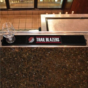 Portland Trail Blazers Bar Drink Mat - 3.25in. x 24in.-14058