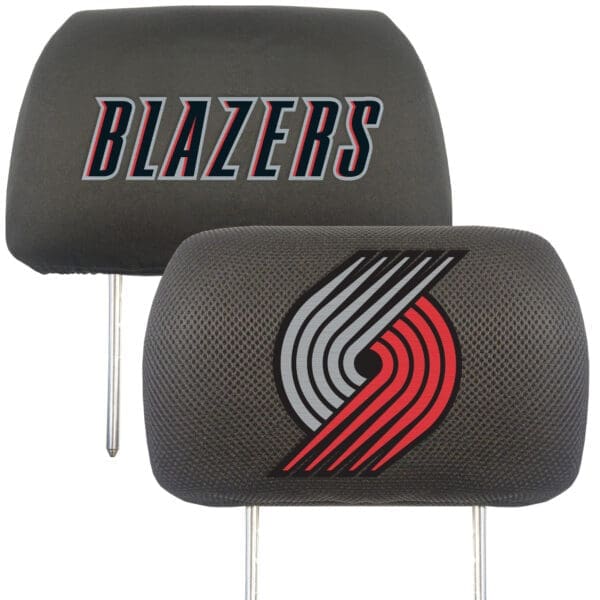 Portland Trail Blazers Embroidered Head Rest Cover Set 2 Pieces 14776 1