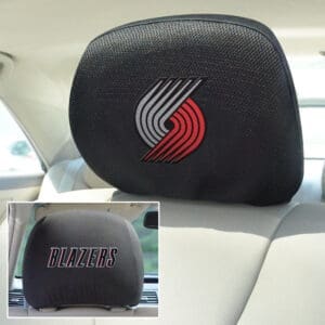 Portland Trail Blazers Embroidered Head Rest Cover Set - 2 Pieces-14776