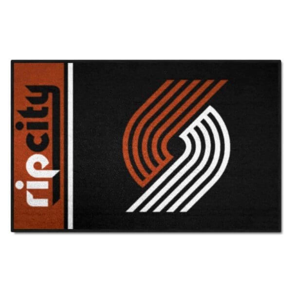 Portland Trail Blazers Starter Mat Accent Rug 19in. x 30in. 17927 1 scaled