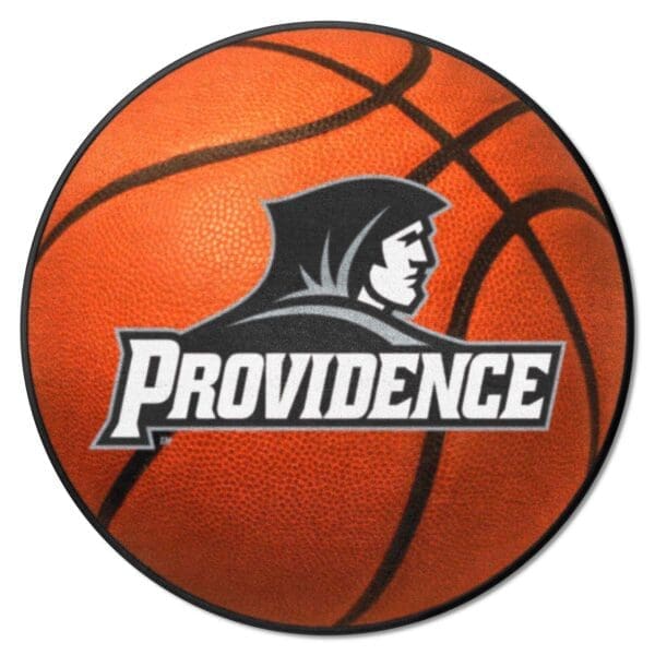 Providence College Friars Basketball Rug 27in. Diameter 1 scaled