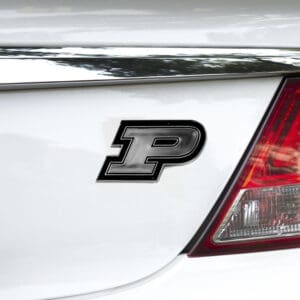 Purdue Boilermakers Molded Chrome Plastic Emblem