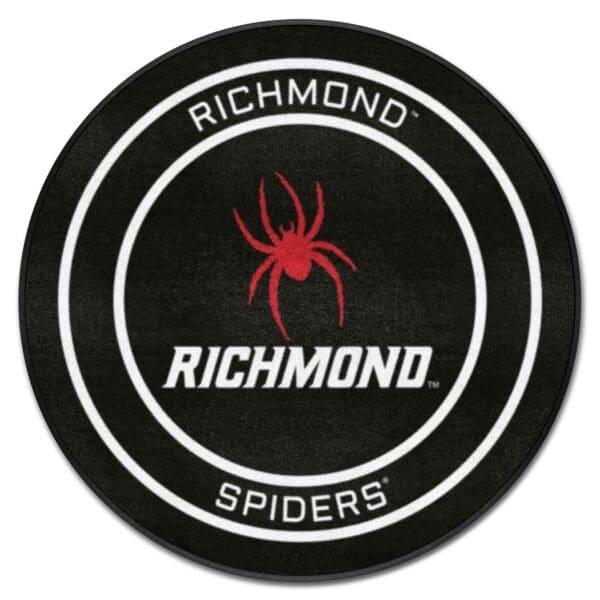 Richmond Spiders Hockey Puck Rug 27in. Diameter 1 scaled