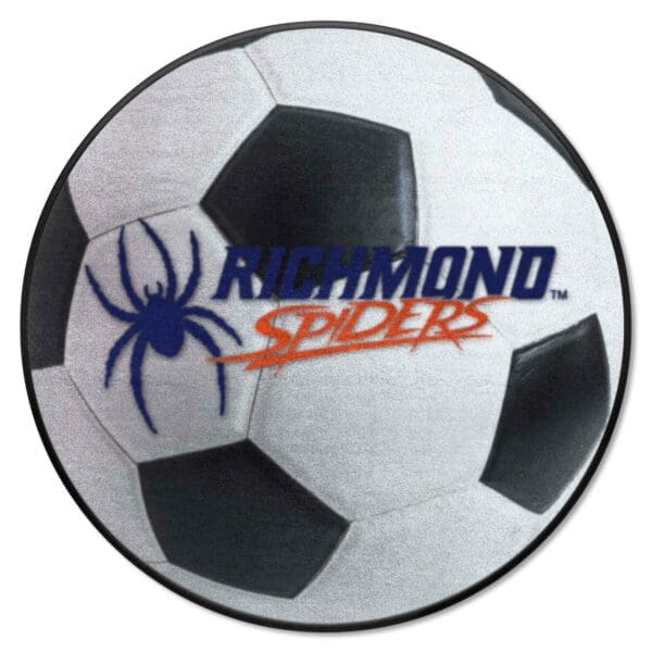 Richmond Spiders Soccer Ball Rug 27in. Diameter 1 scaled