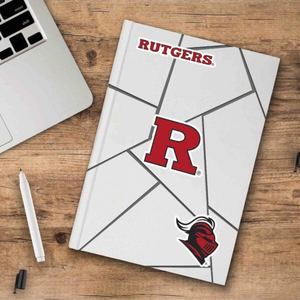 Rutgers Scarlett Knights 3 Piece Decal Sticker Set