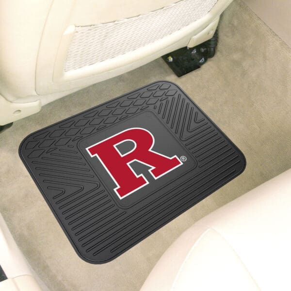 Rutgers Scarlett Knights Back Seat Car Utility Mat - 14in. x 17in.