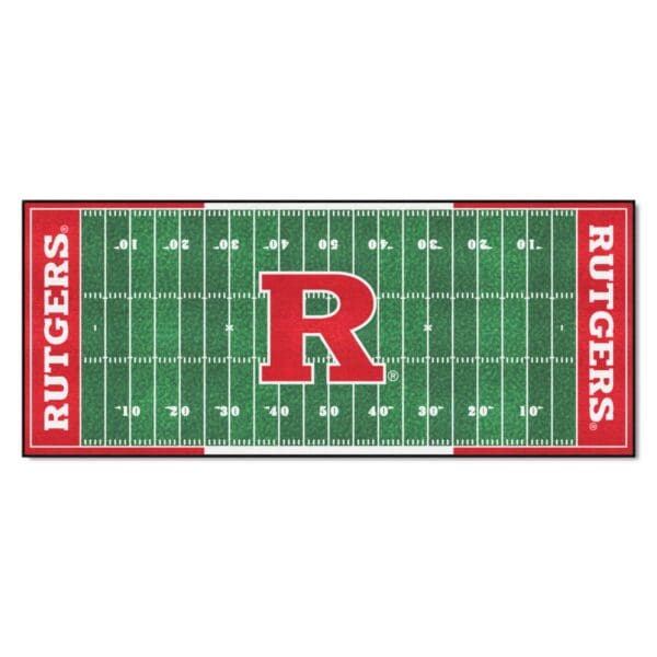 Rutgers Scarlett Knights Field Runner Mat 30in. x 72in 1 scaled