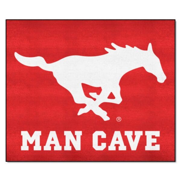 SMU Mustangs Man Cave Tailgater Rug 5ft. x 6ft 1 scaled