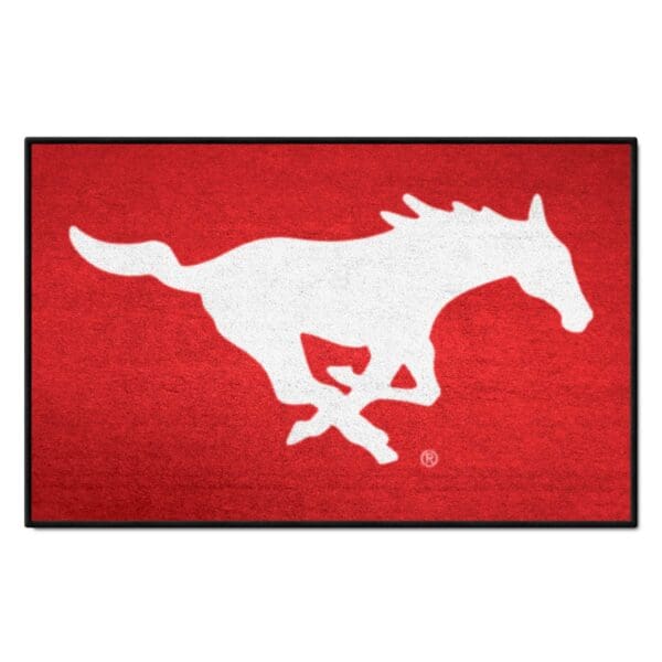 SMU Mustangs Starter Mat Accent Rug 19in. x 30in 1 1 scaled