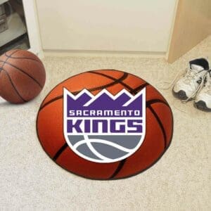 Sacramento Kings Basketball Rug - 27in. Diameter-10197