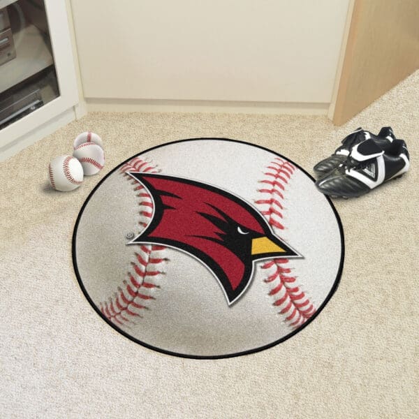 Saginaw Valley State Cardinals Baseball Rug - 27in. Diameter