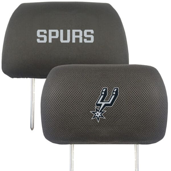 San Antonio Spurs Embroidered Head Rest Cover Set 2 Pieces 12526 1