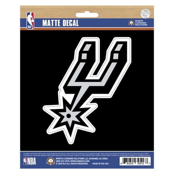 San Antonio Spurs Matte Decal Sticker 63280 1