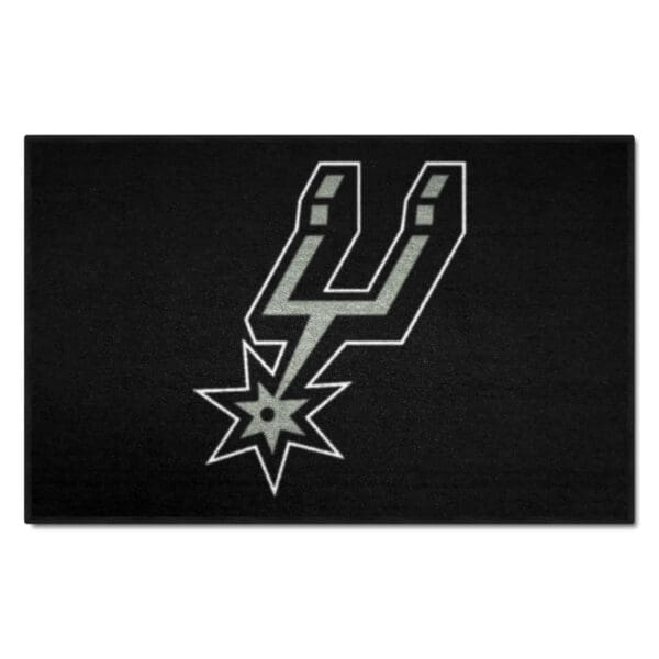 San Antonio Spurs Starter Mat Accent Rug 19in. x 30in. 11926 1 scaled