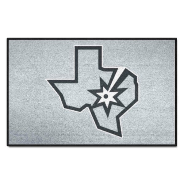 San Antonio Spurs Starter Mat Accent Rug 19in. x 30in. 37104 1 scaled
