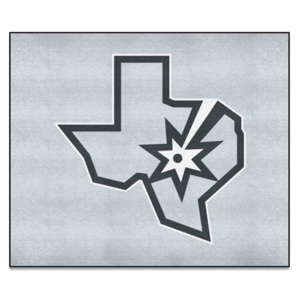 San Antonio Spurs Tailgater Rug 5ft. x 6ft. 37105 1 scaled