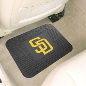 San Diego Padres Back Seat Car Utility Mat - 14in. x 17in.