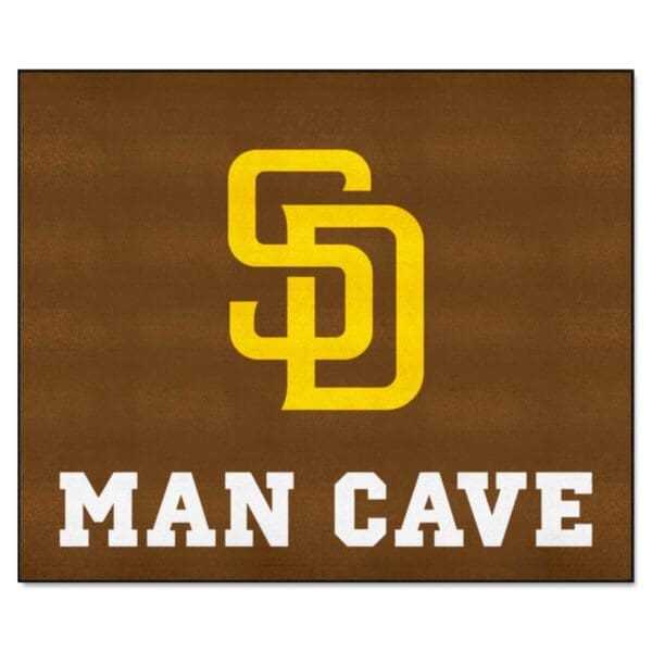 San Diego Padres Man Cave Tailgater Rug 5ft. x 6ft 1 scaled