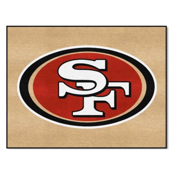 San Francisco 49ers All Star Rug 34 in. x 42.5 in 1 scaled