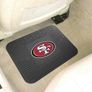 San Francisco 49ers Back Seat Car Utility Mat - 14in. x 17in.