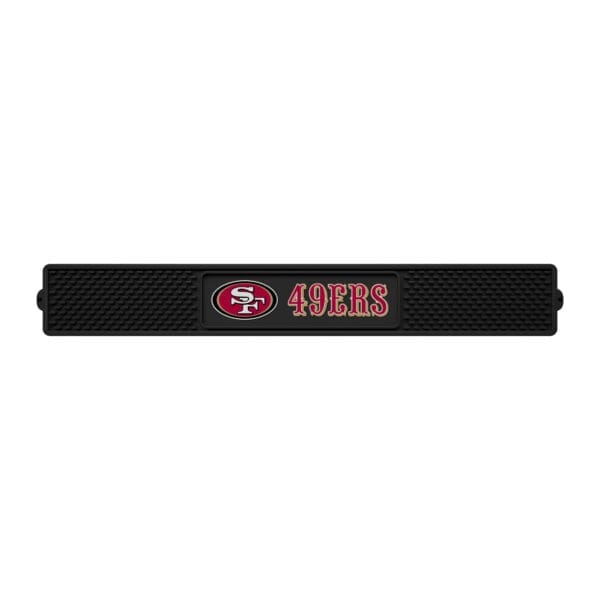 San Francisco 49ers Bar Drink Mat 3.25in. x 24in 1 scaled