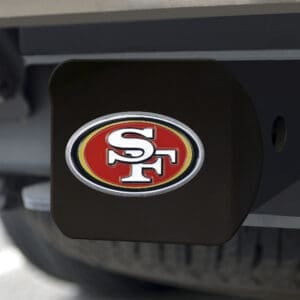 San Francisco 49ers Black Metal Hitch Cover - 3D Color Emblem